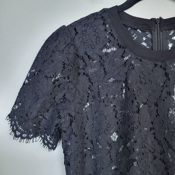 Generation Love Womens Size Small Kira Lace Mini Dress Black Short Sleeve NWT - Picture 3 of 7